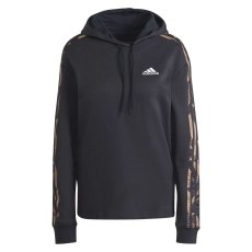 Adidas Vibaop kapucnis pulóver 3s Hd IL5872 - nők Fekete XXS