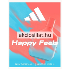 Adidas Vibes Happy Feels ajándékcsomag (edp 50ml + tusfürdő 100ml) kozmetikai ajándékcsomag