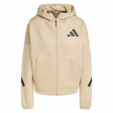 Adidas W Z.n.e. Fz JD9594 női kapucnis pulóver bézs XS