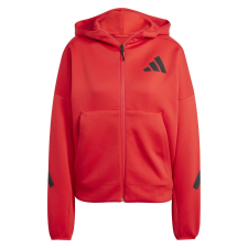 Adidas W Z.n.e. Kapucnis Pulóver Fz JC9310 Női Piros S női pulóver, kardigán