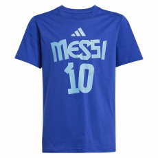 Adidas Y Messi N&n G T JJ1417 póló gyerek kék 176