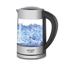 Adler AD1247 Vízforraló hőszabályozóval, 1.7L vízforraló és teáskanna