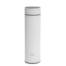 ADLER AD 4506 termosz kijelzővel fehér (AD 4506 white) kulacs, kulacstartó