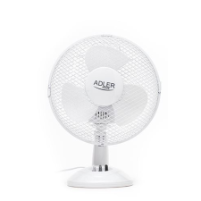 ADLER AD 7302 asztali ventilátor 23cm fehér (AD 7302) ventilátor