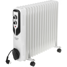ADLER AD 7819 Olajjal töltött radiátor 15 borda 2500 W fehér fűtőtest, radiátor