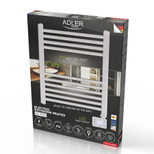 ADLER elektromos fűtés, LED, érintésvezérlés, 10 bar, fehér, 50x5,3x70cm fűtőtest, radiátor