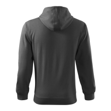 ADLER Férfi felső Trendy Zipper - Acélszürke - S munkaruha