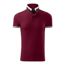 ADLER Férfi galléros póló Collar Up - Ezüstszürke - XL férfi póló