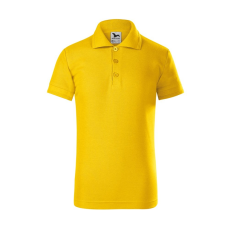 ADLER Gyerek galléros póló Pique Polo - Sárga - 146 cm (10 éves)