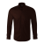 Adler (MALFINI) Férfi hosszú ujjú ing Dynamic - Kávébarna | XL