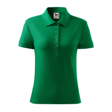 ADLER Női galléros póló Cotton Heavy - Középzöld - M