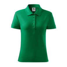 ADLER Női galléros póló Cotton - Középzöld - XL