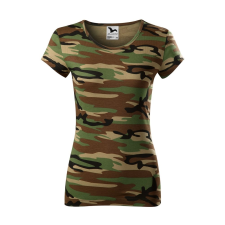 ADLER Női póló Camo Pure - Terepszínű barna - XXL női póló