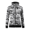 ADLER Női pulóver Camo Zipper - Terepszínű szürke - L