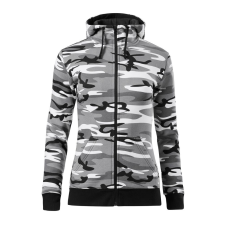ADLER Női pulóver Camo Zipper - Terepszínű szürke - L női pulóver, kardigán