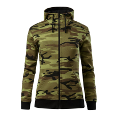 ADLER Női pulóver Camo Zipper - Terepszínű zöld - S