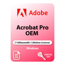 Adobe Acrobat Pro 2020 (1 felhasználó / Lifetime) (OEM) (Elektronikus licenc) irodai és számlázóprogram