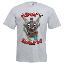  Adopt a Krampus - Karácsonyi Férfi Póló férfi póló