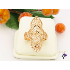  Adrien antiallergén hosszú fazonú csipkemintás gyűrű-18k gyűrű