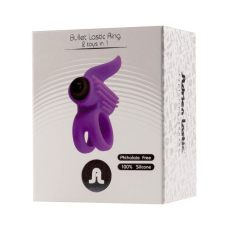 Adrien Lastic Bullet Lastic Ring Purple péniszgyűrű