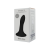 Adrien Lastic Hitsens 5 - alakítható, tapadótalpas anál dildó (fekete)