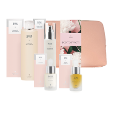 Adrienne Feller Cosmetics Rose de luxe exkluzív anti-aging arcápoló csomag kozmetikai ajándékcsomag