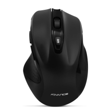 ADVANCE Shape 6D Wireless Ergonomikus Egér - Fekete (S-SHAPE-BK) egér
