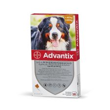 Advantix Advantix Spot On oldat kutyáknak A.U.V. 40-60 kg közötti kutyáknak (1 x 6,0 ml) élősködő elleni készítmény kutyáknak