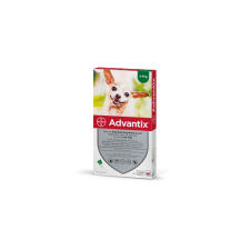  Advantix spot on 0,4ml| 4 kg alatt – 4 db élősködő elleni készítmény kutyáknak