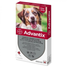 Advantix Spot On 10-25 kg 4 db élősködő elleni készítmény kutyáknak