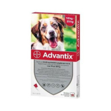 Advantix ® spot on 10-25 kg (4pipetta/doboz) élősködő elleni készítmény kutyáknak