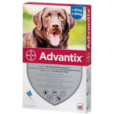 Advantix Spot On 25-40 kg 4 db élősködő elleni készítmény kutyáknak