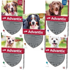 Advantix Spot On kutyáknak (4 darab | 4-10 kg | S | 1 ml / pipetta) élősködő elleni készítmény kutyáknak