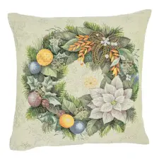  Advent karácsonyi koszorús párnahuzat arany lurex 45x45 cm lakástextília