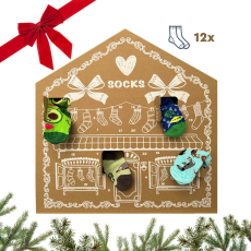  Adventi naptár 12x gyermek zokni Dedoles (24DXV2) 31/34
