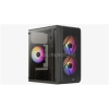 Aerocool CS-107-A-BK-v2 fekete (táp nélküli) mATX ház (ACCS-PC14032.11)