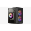 Aerocool CS-107 (CS-107-A-BK-v2) táp nélküli Micro ATX ház fekete (ACCS-PC14032.11) (ACCS-PC14032.11) - Számítógépház