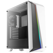 Aerocool Cylon Pro TG Window Számítógépház - Fehér/Fekete számítógép ház