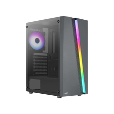 Aerocool Geh Midi Blade Black RGB MicroATX/ATX/Mini-ITX (ACCM-PV46043.11) számítógép ház