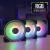 Aerocool Saturn 12F ARGB Pro RGB LED 12cm 3db-os + vezérlő (ACF3-ST10247.01)