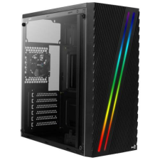Aerocool Streak Midi Tower Black számítógép ház
