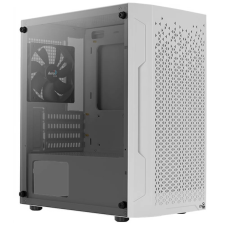 Aerocool Számítógépház Aerocool Trinity Mini Mesh mATX Fehér Edzett üveg számítógép ház