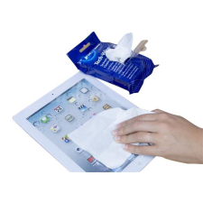 AF Tisztítókendő, képernyőhöz, alkoholmentes, nedves, 25 db, AF "Tech-wipes" tisztító- és takarítószer, higiénia