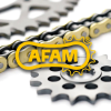 AFAM 520 XHR2 Láncszett - 15/42-106 - Acél standard hátsó lánckerék AFAM  Erőátviteli alkatrészek Láncok, lánckerekek, láncszettek Láncszettek