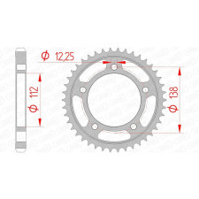 AFAM Acél Standard Hátsó Láncszem 10508 - 530 egyéb motorkerékpár alkatrész