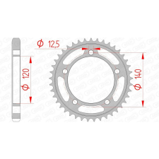 AFAM Acél Standard Hátsó Láncszem 14911 - 530 egyéb motorkerékpár alkatrész