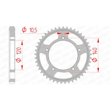 AFAM Acél Standard Hátsó Láncszem 86603 - 530 egyéb motorkerékpár alkatrész