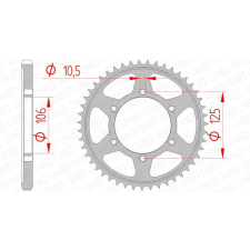 AFAM Acél Standard Hátsó Láncszem 86605 - 525 egyéb motorkerékpár alkatrész