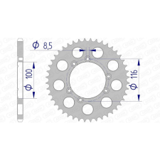 AFAM Alumínium Hátsó Lánckerék 93303 - 520 egyéb motorkerékpár alkatrész
