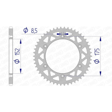AFAM Alumínium Hátsó Láncszerkezet 13508 - 520 egyéb motorkerékpár alkatrész